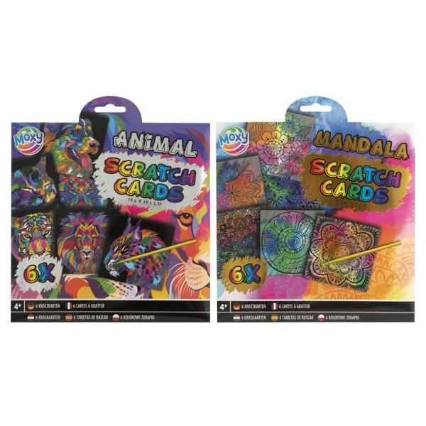 ΖΩΓΡΑΦΙΚΗ SCRATCH CARDS ΚΑΙ SCRATCH PEN - 2 ΣΧΕΔΙΑ