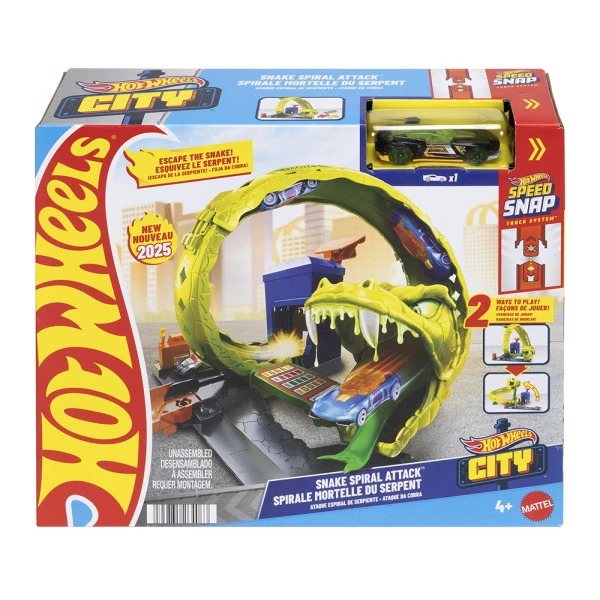 HOT WHEELS CITY SNAKE SPIRAL ATTACK