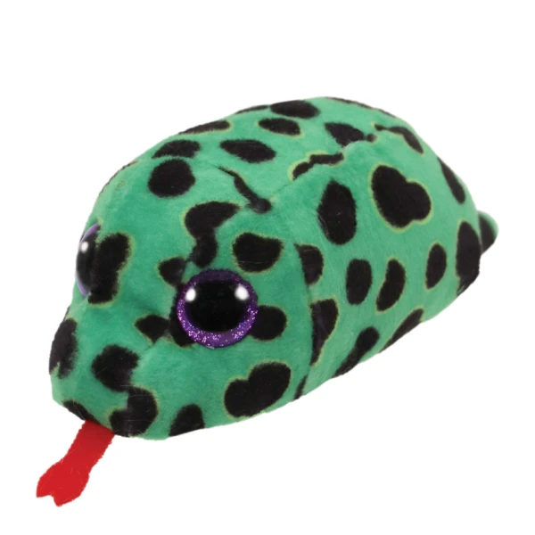 TY BEANIE BOOS GARTER PLUSH SNAKE GREEN AND BLACK 4.5CM