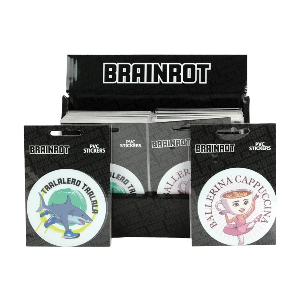ΑΥΤΟΚΟΛΛΗΤΑ PVC TOIKIDO BRAINROT - ΔΙΑΦΟΡΑ ΣΧΕΔΙΑ