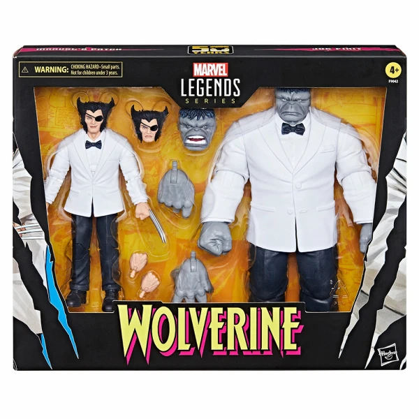 MARVEL LEGENDS WOLVERINE 2 PACK - PATCH & HULK