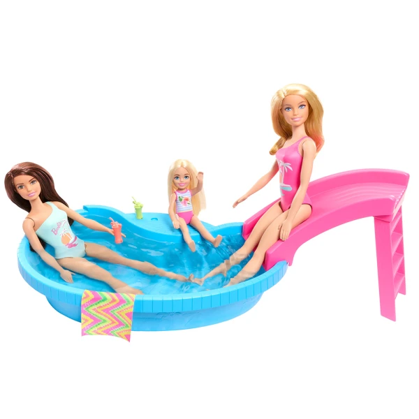 BARBIE EXOTIC POOL WITH DOLL