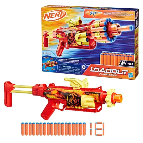 NERF LOADOUT FLAREFUSION BLASTER