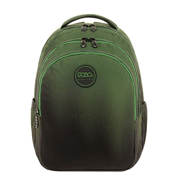 POLO 2026 ΣΑΚΙΔΙΟ FOCUS BLACK/GREEN GRADIENT