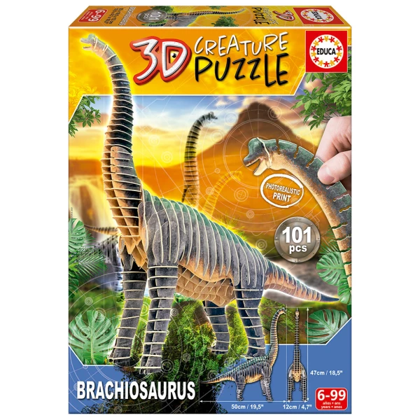 EDUCA 3D ΠΑΖΛ CREATURE 101 τεμ. BRACHIOSAURUS
