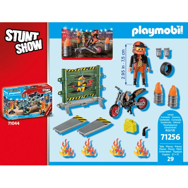 PLAYMOBIL STUNT SHOW STARTER PACK ΑΚΡΟΒΑΤΙΚΑ ΜΕ ΜΗΧΑΝΗ MOTORCROSS