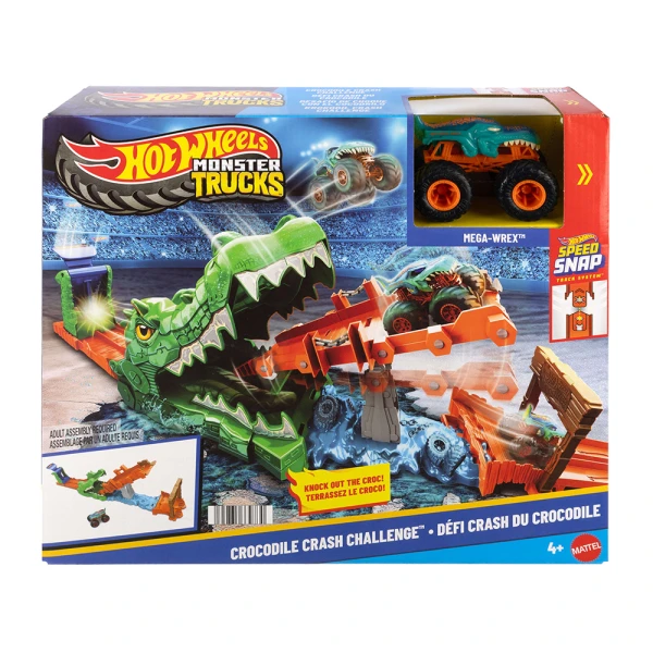 HOT WHEELS MONSTER TRUCKS ΠΙΣΤΑ ΕΞΟΝΤΩΣΗ ΚΡΟΚΟΔΕΙΛΟΥ