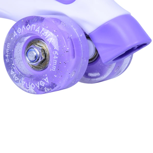 ADJUSTABLE KIDS ROLLER SKATES No 39-42 LILAC