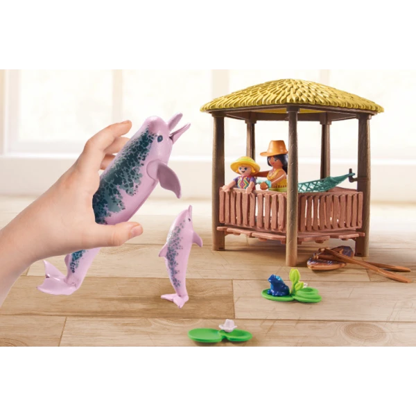PLAYMOBIL WILTOPIA ΒΟΛΤΑ ΣΤΟ ΠΟΤΑΜΙ ΜΕ ΤΑ ΔΕΛΦΙΝΙΑ