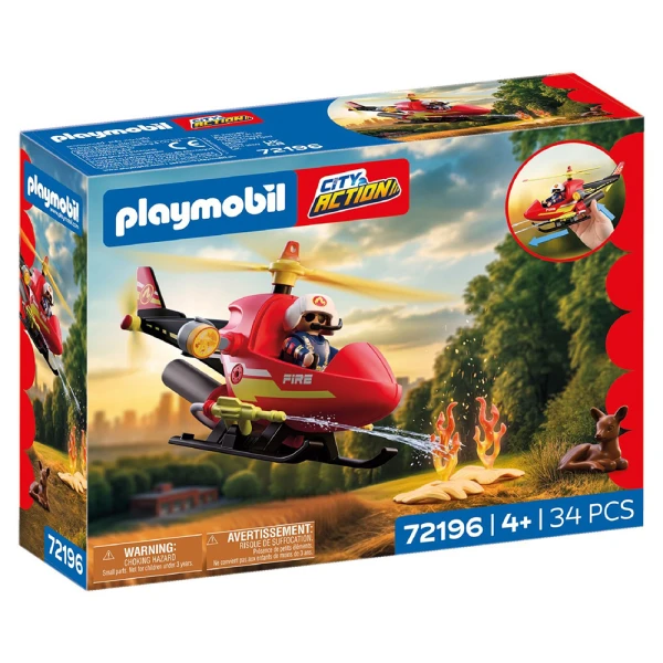 PLAYMOBIL CITY ACTION ΕΛΙΚΟΠΤΕΡΟ ΠΥΡΟΣΒΕΣΤΙΚΗΣ