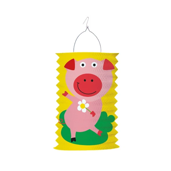 PAPER LANTERN 25 cm FARM ANIMALS