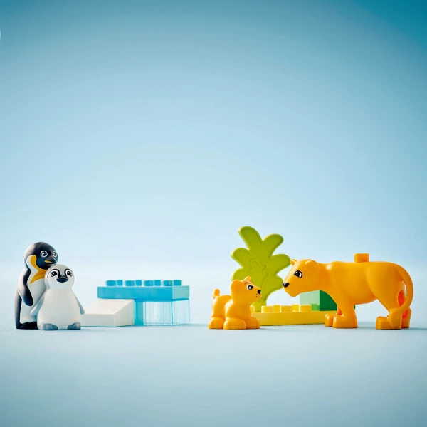 LEGO® DUPLO® WILD ANIMAL FAMILIES: PENGUINS & LIONS