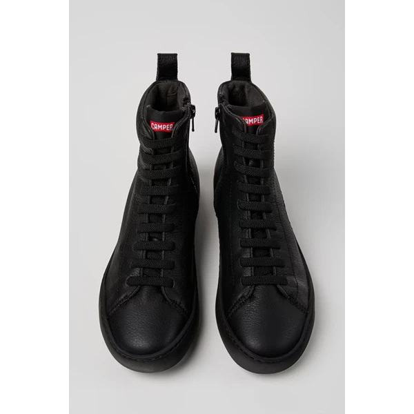 CAMPER WOMENS ANKLE BOOTS PEU TOURING BLACK