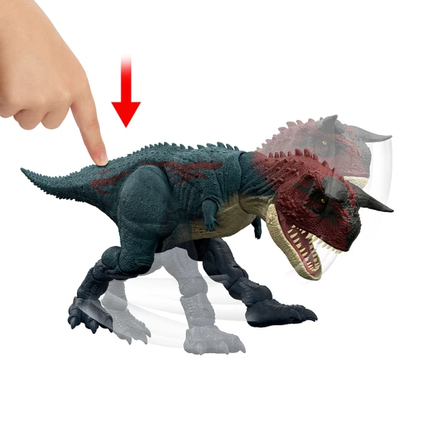 JURASSIC WORLD SURVIVAL CHARGE N\' CHOMP KARNOTAURUS