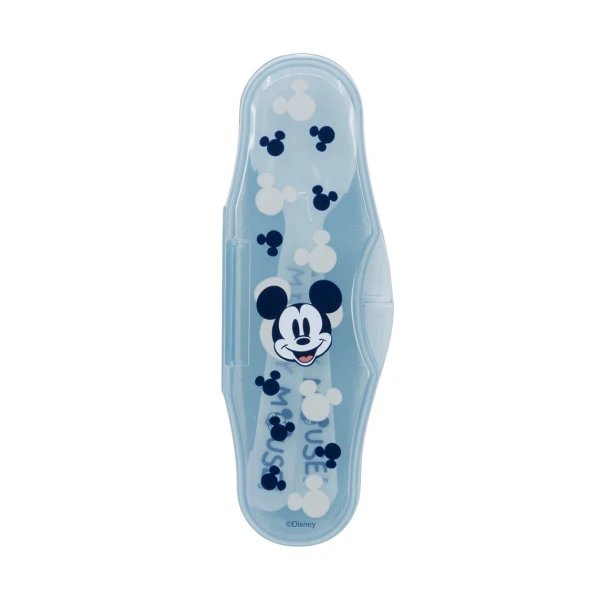 TRAVEL SET 2 SPOONS MICKEY MOUSE FULL OF SMILES