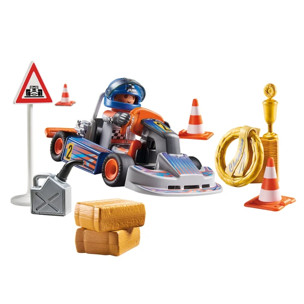 PLAYMOBIL SPORTS & ACTION GIFT SET GO-KART RACER