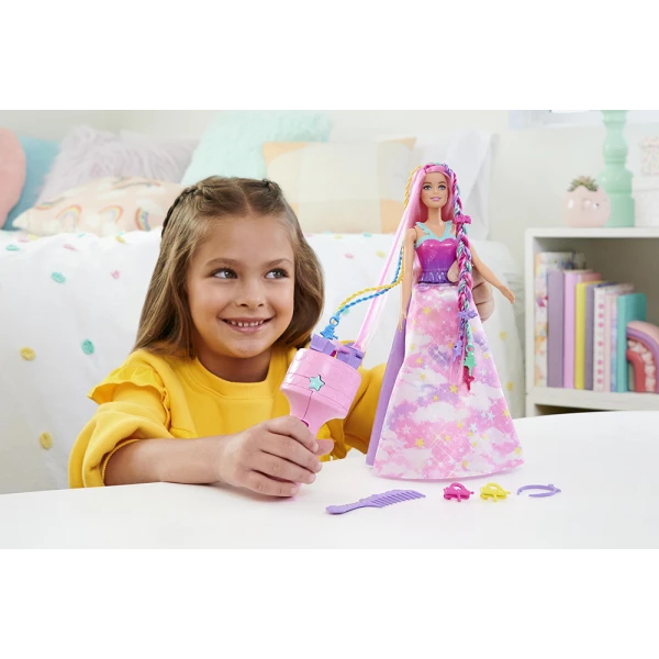 BARBIE DREAMTOPIA ΚΟΥΚΛΑ ΠΡΙΓΚΙΠΙΣΣΑ ΟΝΕΙΡΙΚΑ ΜΑΛΛΙΑ