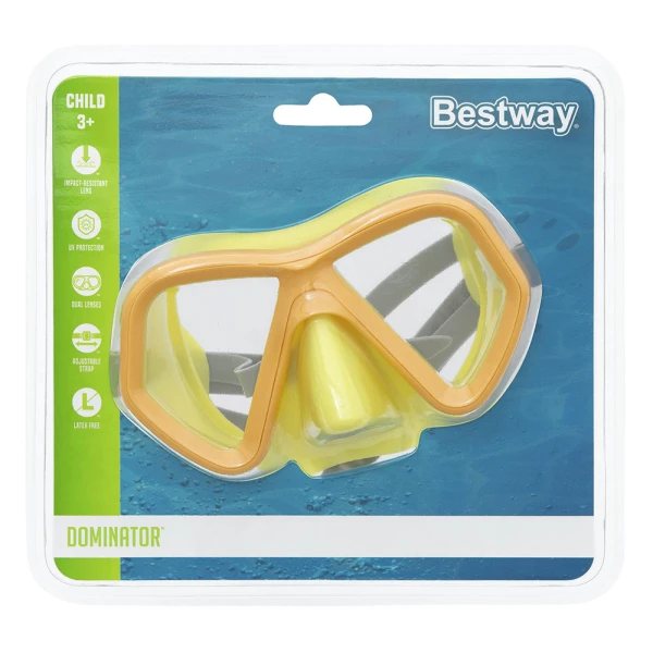 BESTWAY KIDS DOMINATOR MASK YELLOW