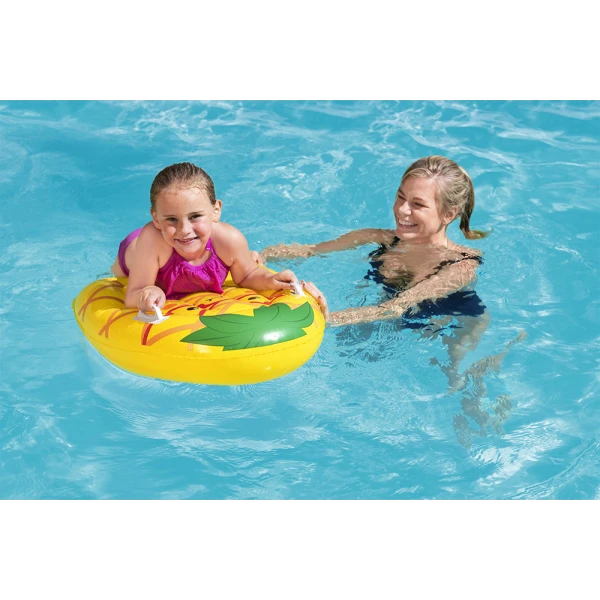 BESTWAY INFLATABLE SURF BUDDY TOOL RIDER 84X56 cm YELLOW