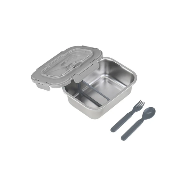 ESTIA HOME ARTS ΦΑΓΗΤΟΔΟΧΕΙΟ ΑΝΟΞΕΙΔΩΤΟ 1200ml ΜΕ ΚΟΥΤΑΛΙ ΠΙΡΟΥΝΙ & ΔΙΑΧΩΡΙΣΤΙΚΟ
