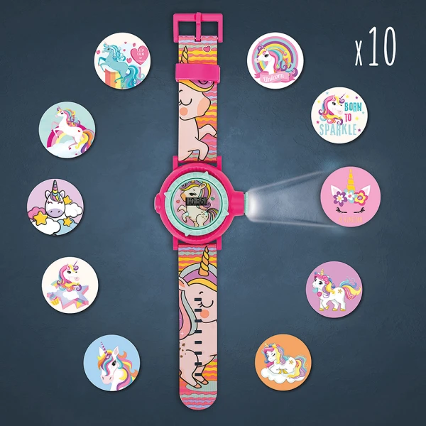 AS DIGITAL KIDS PROJECTOR WATCH UNICORN FOR AGES 3+