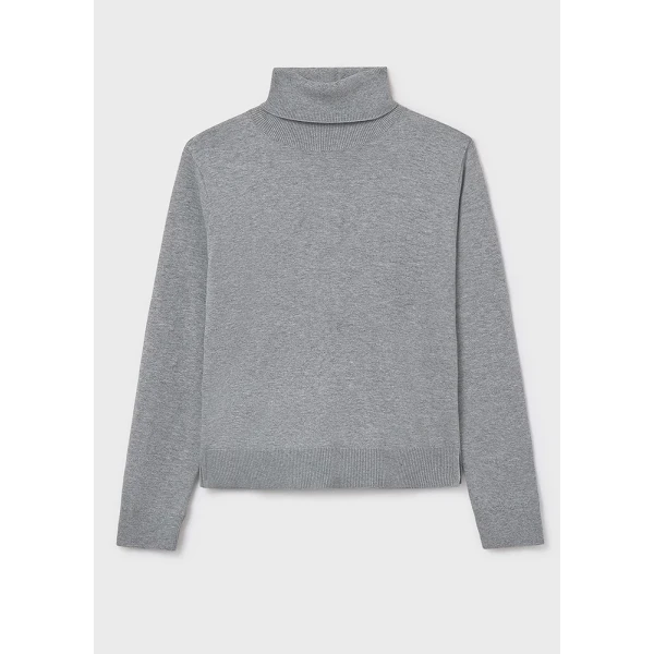 MAYORAL TURTLENECK KNITTED BASIC SILVER DARK