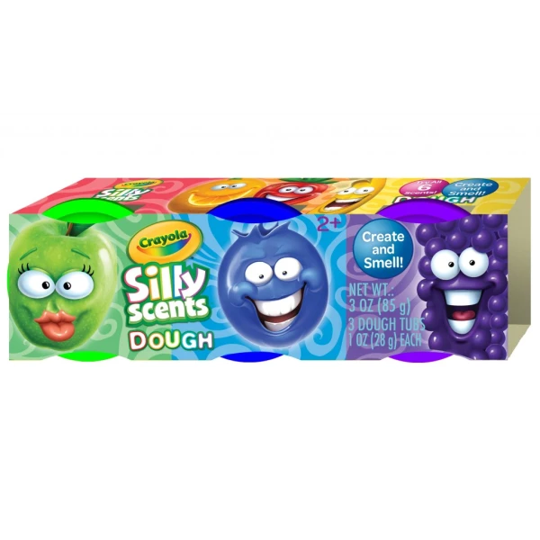 CRAYOLA SILLY SCENTS DOUGH 3-JAR SET