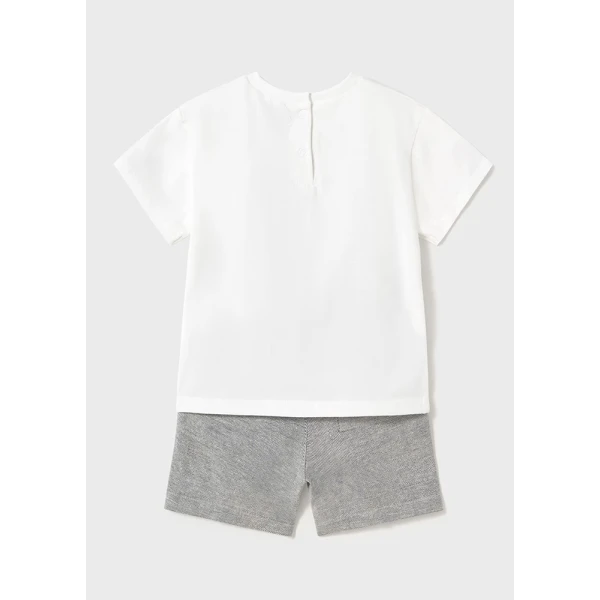 MAYORAL SET BERMUDA SHORTS  DARK GREY