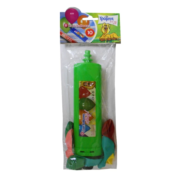 BBS BALLOONS 10 pcs  & PUMP - 4 COLOURS