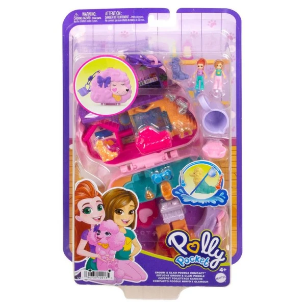 POLLY POCKET POLLY\'S WORLD - SET POODLES GROOMING
