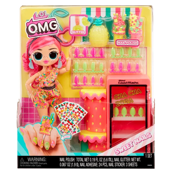 L.O.L. SURPRISE OMG NAILS STUDIO SWEET NAILS™ DOLL PINKY POPS