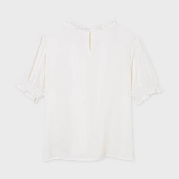 MAYORAL SHIRTWAIST EMBROIDERED ECRU