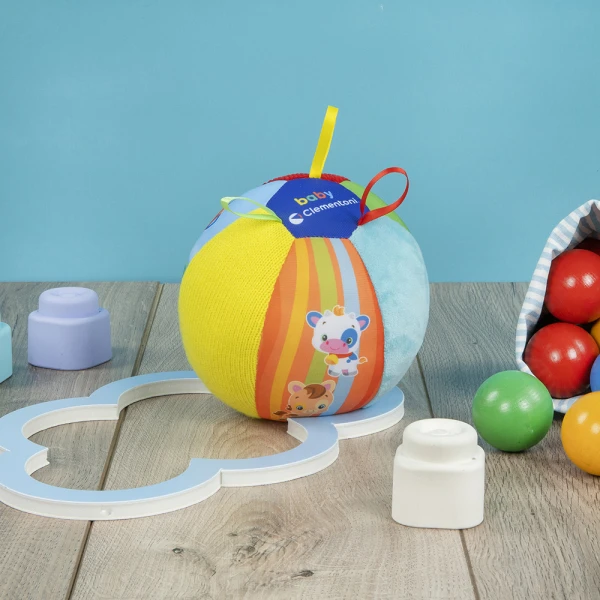 BABY CLEMENTONI ΒΡΕΦΙΚΟ ΠΑΙΧΝΙΔΙ ΜΟΥΣΙΚΗ ΜΠΑΛΑ ΜΕ ΖΩΑΚΙΑ ΓΙΑ 3+ ΜΗΝΩΝ