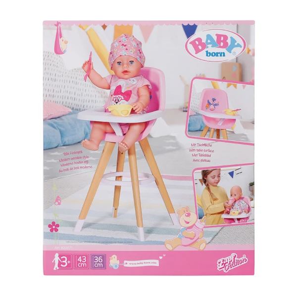 ZAPF CREATION BABY BORN HIGHCHAIR