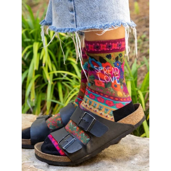 NATURAL LIFE  SOCKS SPREAD LOVE (ONE SIZE)