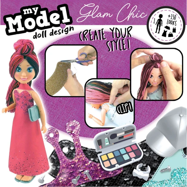EDUCA MY MODEL DOLL DESIGN GLAM-CHIC