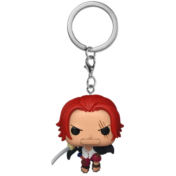 FUNKO POCKET POP! ONE PIECE ΜΠΡΕΛΟΚ ΜΕ ΦΙΓΟΥΡΑ ΒΙΝΥΛΙΟΥ SHANKS