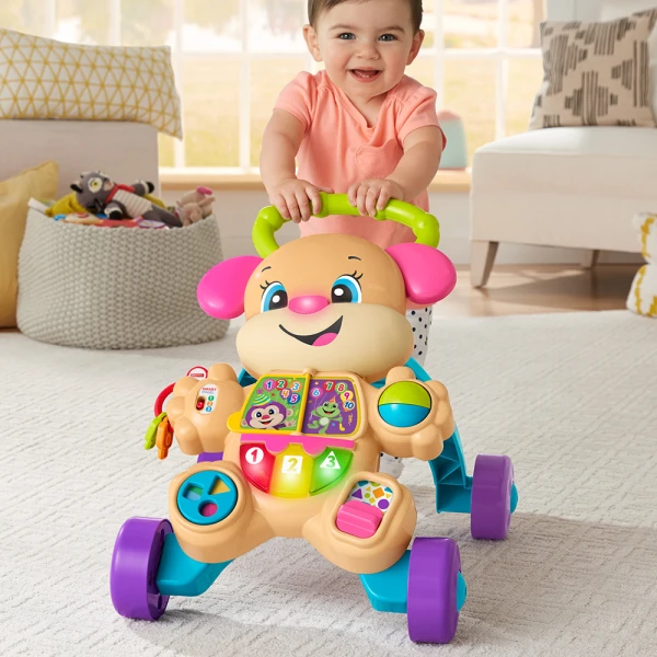 FISHER PRICE SMART STAGES ΕΚΠΑΙΔΕΥΤΙΚΗ ΣΤΡΑΤΑ ΣΚΥΛΑΚΙ ΡΟΖ