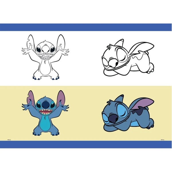 LILO & STITCH STAPLE NOTEBOOK 17X25 40 SHEETS – 2 DESIGNS