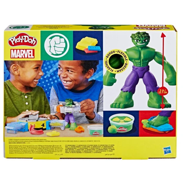 PLAY-DOH PLAYSET MARVEL HULK SMASH AND SQUISH