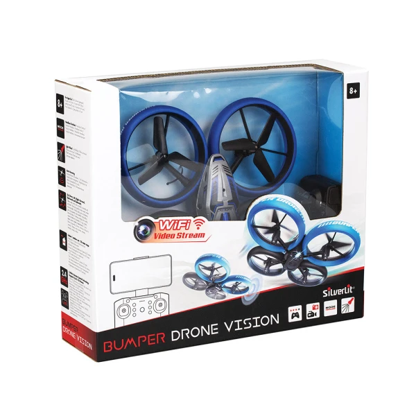 SILVERLIT FLYBOTIC BUMPER RADIO CONTROL DRONE FOR AGES 8+