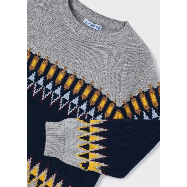 MAYORAL JERSEY JACQUARD BLUE INTENSE