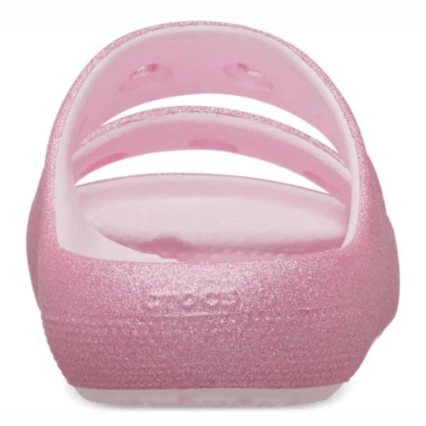 CROCS CLASSIC GLITTER SANDAL V2 K PINK MILK