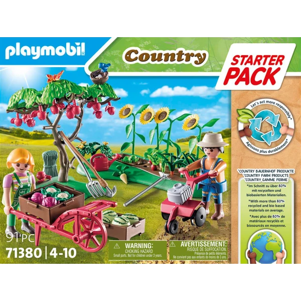 PLAYMOBIL COUNTRY STARTER PACK ΛΑΧΑΝΟΚΗΠΟΣ