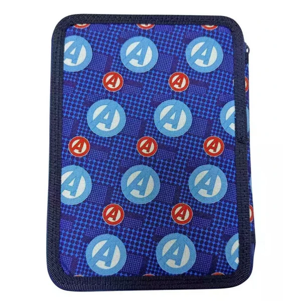 MUST DOUBLE FULL PENCIL CASE 15X5X21 cm CAPTAIN AMERICA