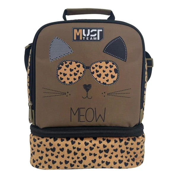 MUST TEAM INSULATED LUNCH BAG 22X16X28 cm MEOW