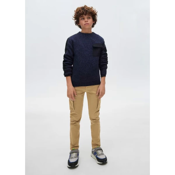 MAYORAL TROUSERS CARGO SLIM TAN