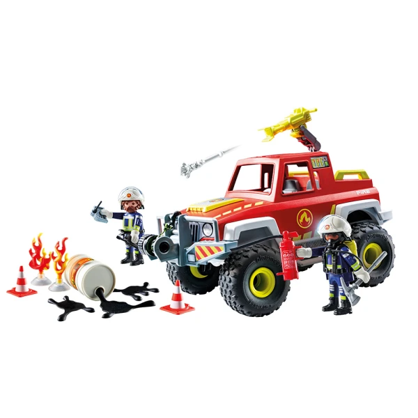 PLAYMOBIL ACTION HEROES FIREFIGHTING TRUCK 4X4