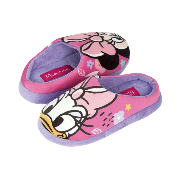 KIDS SLIPPERS WITH HARD SOLE - MINNIE