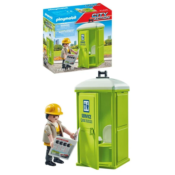 PLAYMOBIL CITY ACTION ΧΗΜΙΚΗ ΤΟΥΑΛΕΤΑ
